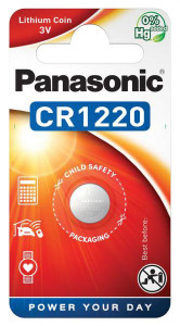 ˳  Panasonic Lithium Coin CR1220, 3V,  1, 