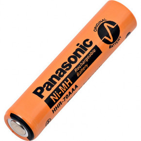   Panasonic HHR-70AAA, Ni-MH AAA, 730mAh, flat top