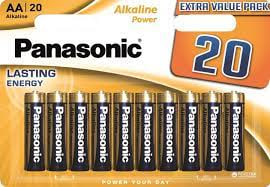  Panasonic ALKALINE POWER AA BLI 20 (LR6REB/20BW) 5