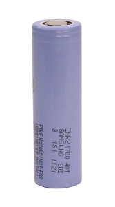  21700 Li-Ion Samsung INR21700-40T(40T3) 4000mAh, 35A, 4.2/3.6/2.5V ( 3, 2021 )