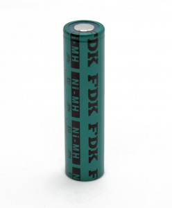   FDK (Sanyo) HR-4/3AU, Ni-MH 4/3A, 4000mAh, 1.2V, flat top