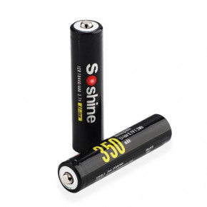  10440/AAA Li-Ion Soshine 10440-3.7-350 350mAh, 3A, 4.2/3.7/2.5V, Black 7