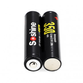  10440/AAA Li-Ion Soshine 10440-3.7-350 350mAh, 3A, 4.2/3.7/2.5V, Black 9