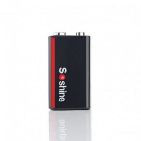  Soshine USBLi-7.4V-500, 6F22 (), USB Type-C, 7.4V, 500mAh, Li-Po, LED, Black, Box