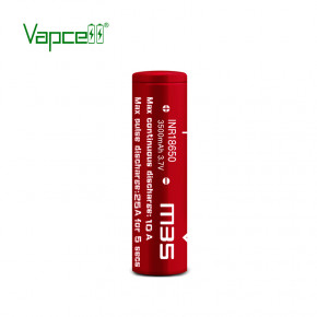  18650 - (Li-Ion) Vapcell INR18650 M35, 3500mAh, 10A, 4.2/3.6/2.5V, 