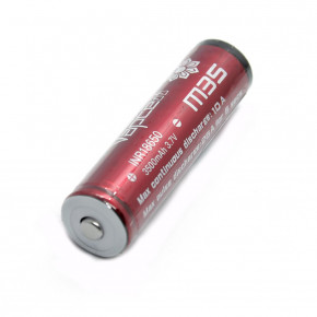  18650 - (Li-Ion) Vapcell INR18650 M35  (Protected), 3500mAh, 10A, 4.2/3.6/2.5V,  4