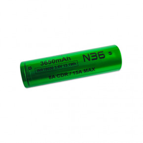  18650 - (Li-Ion) Vapcell INR18650 N36, 3650mAh, 8A, 4.2/3.6/2.5V, Green 3