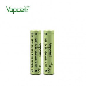  10440/AAA Li-Ion Vapcell INR10440 320mAh, 3A, 4.2/3.6/2.5V, Green 4