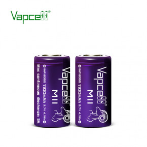  18350 Li-Ion Vapcell INR18350 M11, 1100mAh, 9A, 4.2/3.6/2.5V, Purple 3