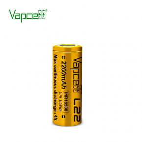  18500 Li-Ion Vapcell INR18500 K15, 1500mAh, 15A, 4.2/3.6/2.5V, Red