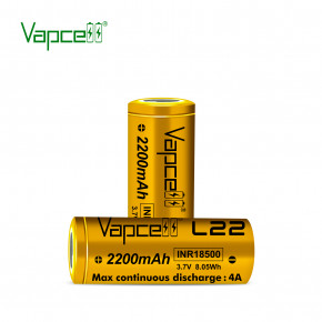  18500 Li-Ion Vapcell INR18500 K15, 1500mAh, 15A, 4.2/3.6/2.5V, Red 4