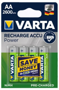  Varta Pro Ready to Use Recharge Accu 5716, AA/(HR6), 2600mAh, LSD Ni-MH,  4,   .