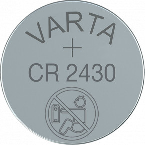   Varta CR2430 (Model 6430), 3V,  1 4