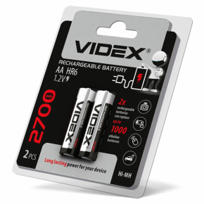  Videx HR6/AA 2700mAh double blister/2 (HR6/2700/2DB)