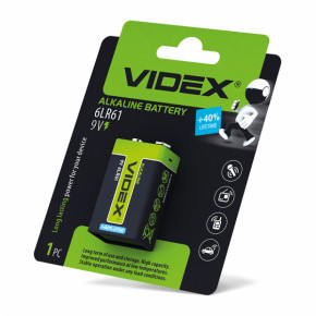   Videx 6LR61/9V () 1 BLISTER (6LR61/9V/B)