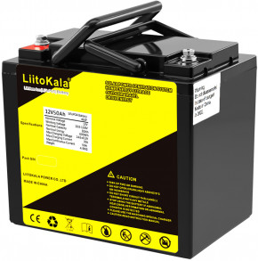   LiitoKala LiFePO4 12V50Ah (12V 50Ah LiFePO4)