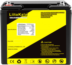   LiitoKala LiFePO4 12V50Ah (12V 50Ah LiFePO4) 4