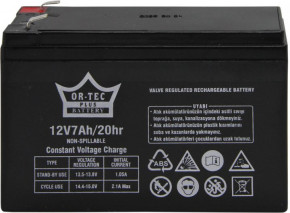   AGM OR-TEC 12V / 7Ah