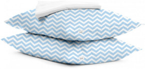  Cosas WHITE ZIGZAG BLUE / 5070   16020020/ Set_White_ZigzagBlue_160200 (4822052060827)