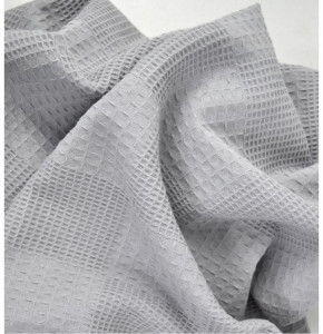   Cosas CUBE GREY Blanket200_Waffle_SquaresGrey (4822052043844) 5