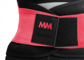   MadMax MFA-277 Slimming belt Black/rubine red S 3