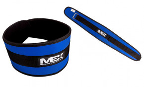   Mex Nutrition Fit-N Wide Belt Blue L