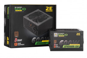   2E GAMING SOLID POWER (600W) (2E-SP600BR-120) 5