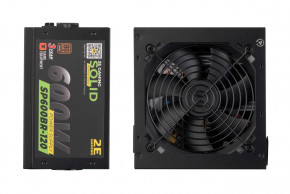   2E GAMING SOLID POWER (600W) (2E-SP600BR-120) 3