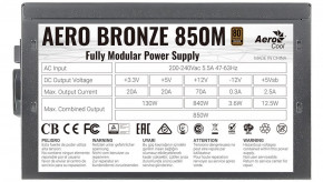   AeroCool Aero Bronze 850M Fully Modular (ACPB-AR85AEC.1M) 850W 7