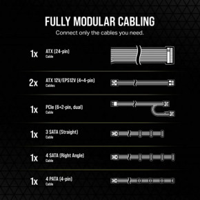   Corsair 650W (CP-9020280-EU) 10