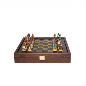  Manopoulo, Greek Samurai Resin Chess set with Bronze chessboard   2626  (SKK27BRO) 3