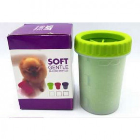     Soft pet foot cleaner