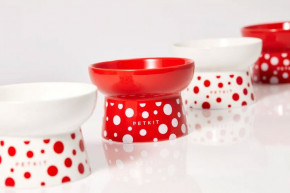   Petkit Polka Dot Bowl Red 5