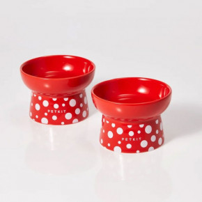   Petkit Polka Dot Bowl Red 10