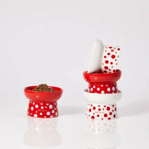   Petkit Polka Dot Bowl Red 12