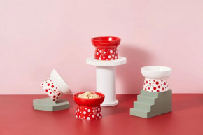   Petkit Polka Dot Bowl White 8