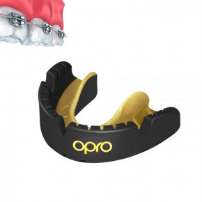  OPRO Gold Braces Black 5