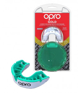  OPRO Gold Series White/Mint 10