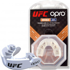  OPRO Junior Bronze UFC Hologram White 10