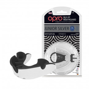  OPRO Junior Silver White/Black