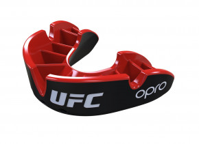  OPRO Silver UFC Hologram Black/Red 3