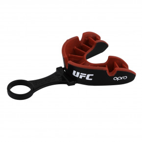  OPRO Silver UFC Hologram Black/Red 4