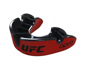  OPRO Silver UFC Hologram Red/Black 3