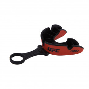  OPRO Silver UFC Hologram Red/Black 4