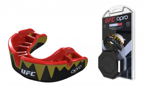  OPRO Platinum UFC Hologram Black/Red