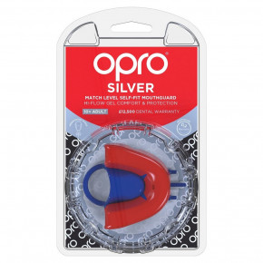  OPRO Silver Red/Blue 8