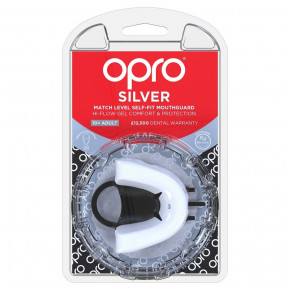  OPRO Silver White/Black 6