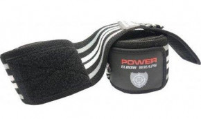   Power System Elbow Wraps PS-3600Grey/Black 3