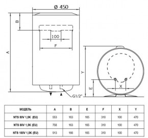  Ariston SIMAT NTS 100V 1,5K (WY36dnd-184818)