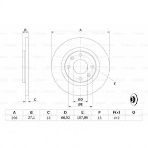   Bosch CITROEN PEUGEOT BERLINGO C3  (0 986 478 847) 6